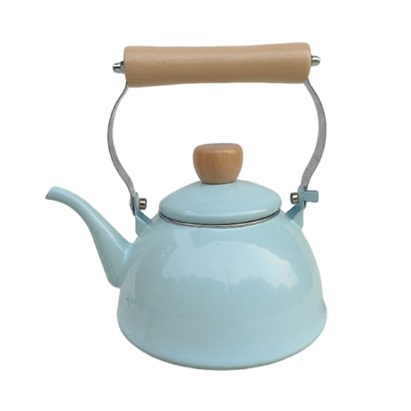 Enamel Enamel Kettle Stove Tea Pot, Vintage Tea Kettle Coffee Maker, Water Teakettle Enameled Kettle for Household Restaurant Gas Stove Boiling Water Tea