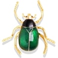 thumbnail image 1 of Enamel Insect Beetle Brooch Pin for Women Men Gold-Toned Fashion Creative Bee Animal Brooches Lapel Pins Dainty Dress Accessories Birthday Party Jewelry, 1 of 6
