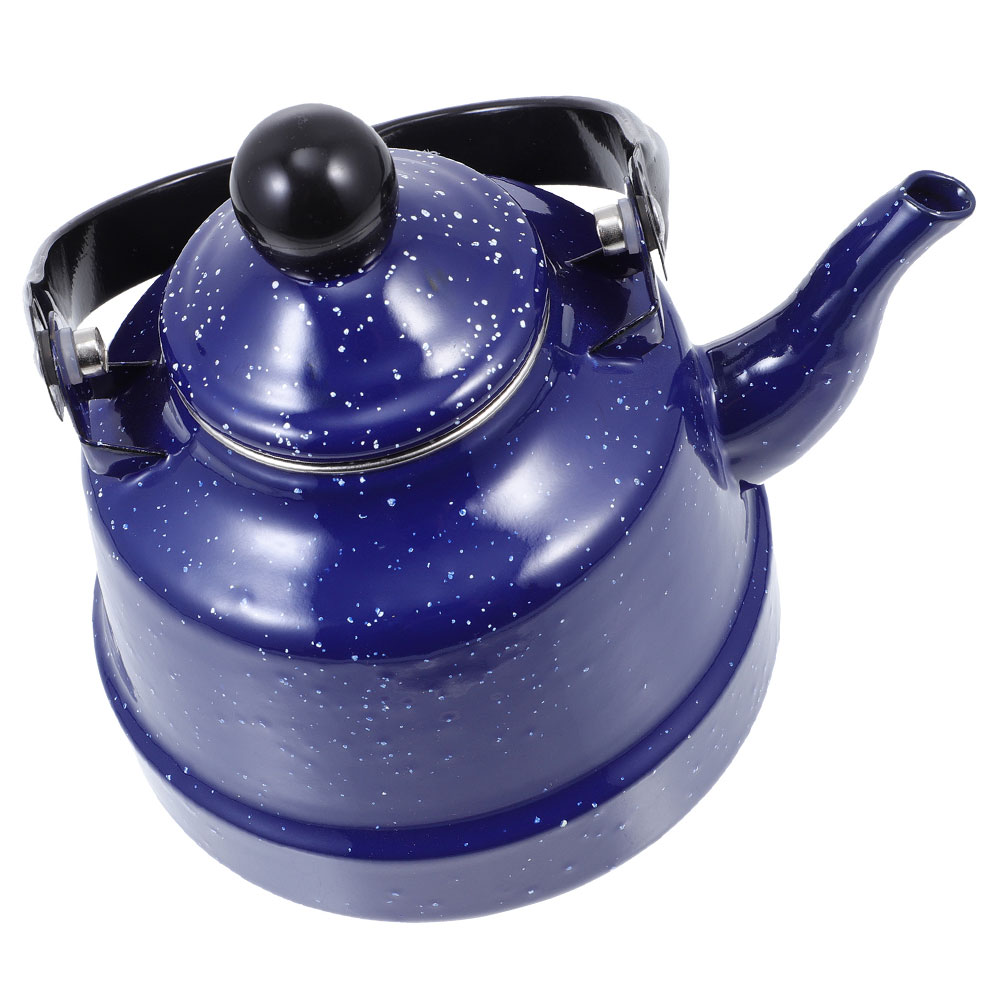 Enamel Kettle No Whistling Tea Electric Pot You Can Camping Stove