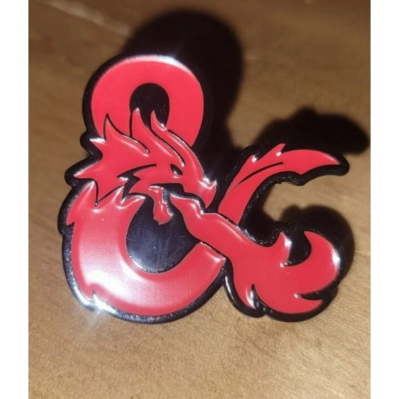 Enamel Lapel/Tie Pin Red & Dungeons & Dragons Pathfinder Rpg Accessory