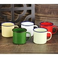 thumbnail image 1 of Enamel Mug Enamelware Camping Mugs, Enamel Colored Drinking Mugs, Enamel Camping Coffee Mugs Set of 2 for Picnic Camping Fishing Hiking  Tea Cup, 1 of 8