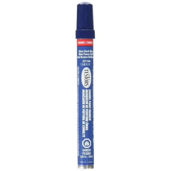 Enamel Paint Marker-Gloss Dark Blue, All-purpose enamel paint markers By Testors