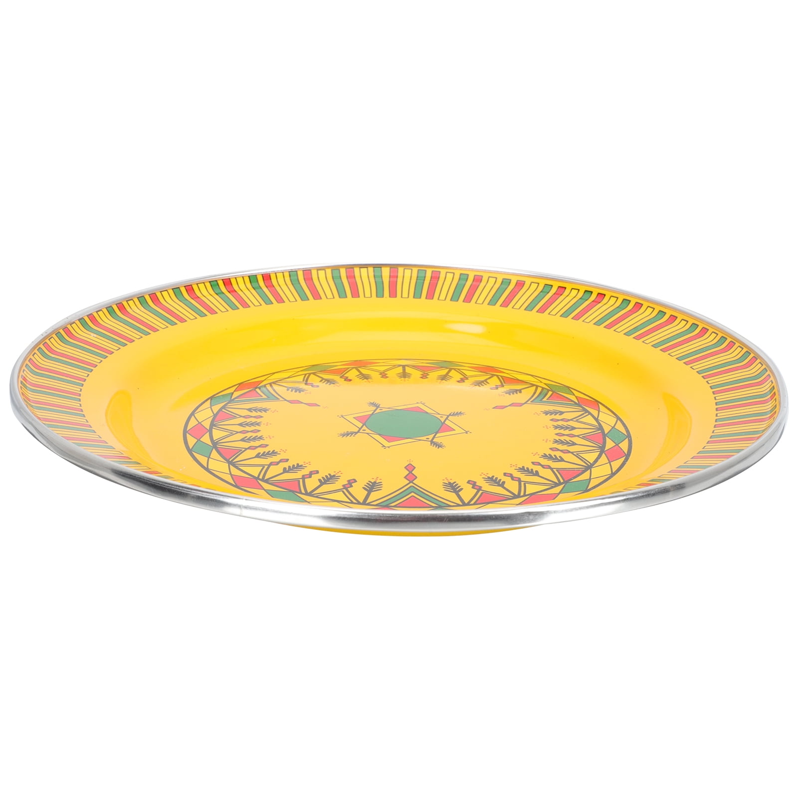 Enamel Pilaf Plate Ethical Style Serving Plates Food Tray Flatware