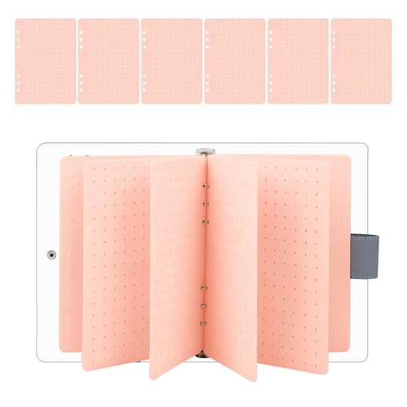 Enamel Pin Display Case Collection Book, Lapel Pin Organizer with 6-Ring Binder and Felt Pages for Brooches Badges Storage and Display