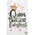 thumbnail image 1 of Enamel Pin and Card for Lapel, Backpack, Purse, Lanyard, Jacket (Queen of Everything), 1 of 3