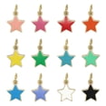 thumbnail image 1 of Enamel Stars Charm Mix by Bead Landing - Charms for DIY Jewelry Making - Necklaces - Bracelets & Keychains - 12 Pack, 1 of 2