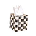 Box Plate Enamel Tissue-Box Cover, Courtly Check - Walmart.com