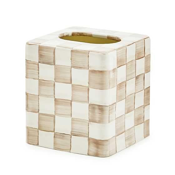 Enamel Tissue-Box Cover, Courtly Check - Walmart.com
