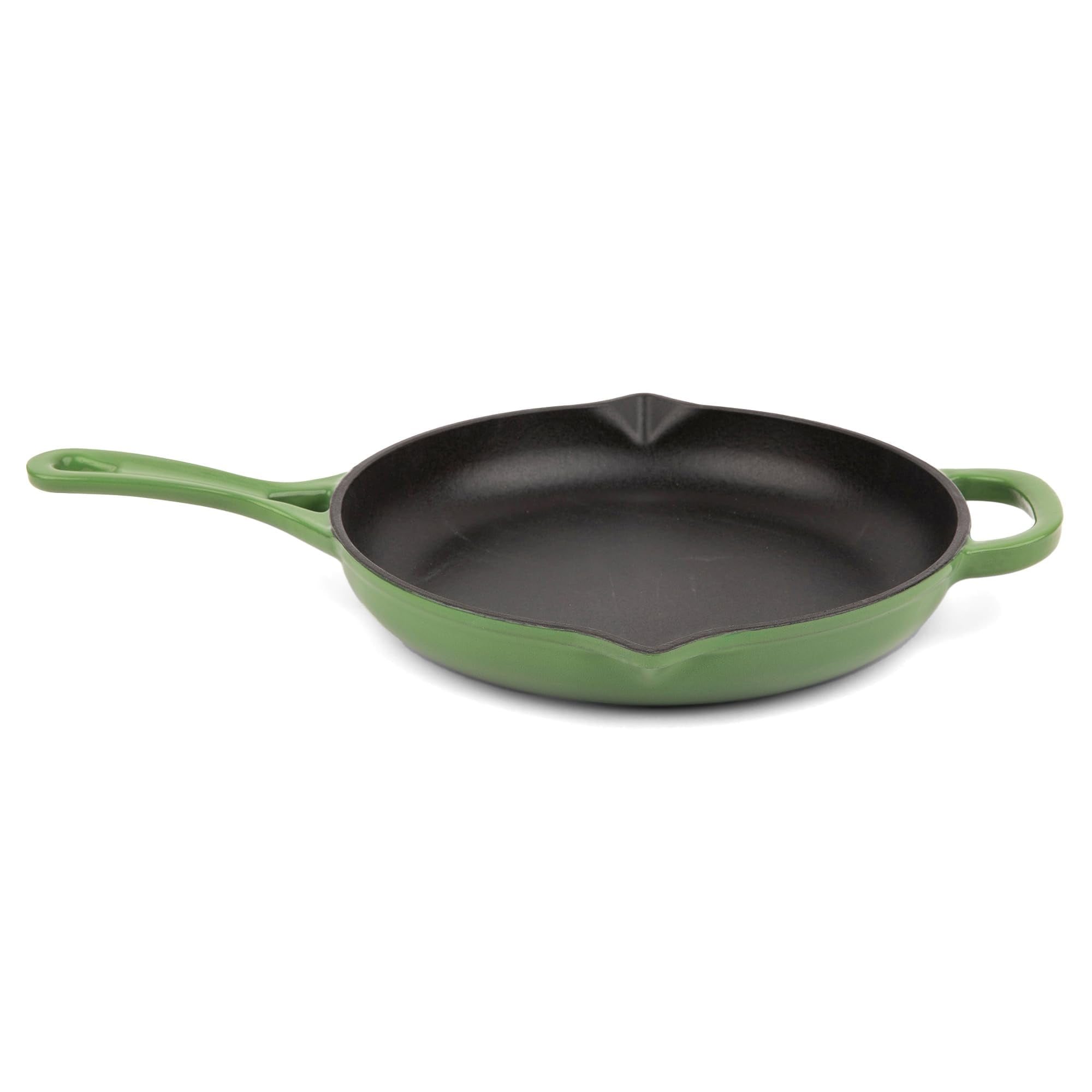 Enameled Cast Iron 10 inch Frying Pan | Nonstick, Non Toxic, Oven Safe, For All Stovetops