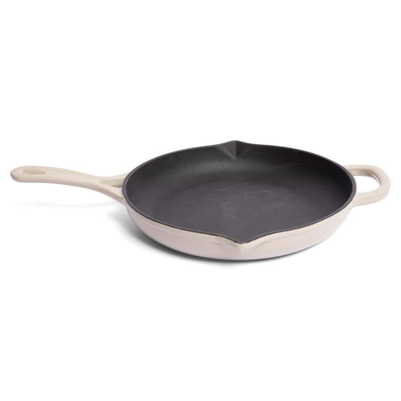 Enameled Cast Iron 10 inch Skillet | Nonstick, Non Toxic, Oven Safe, For All Stovetops