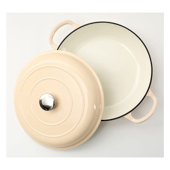 Enameled Cast Iron Braiser With Lid, 12 Inch, Standard Color