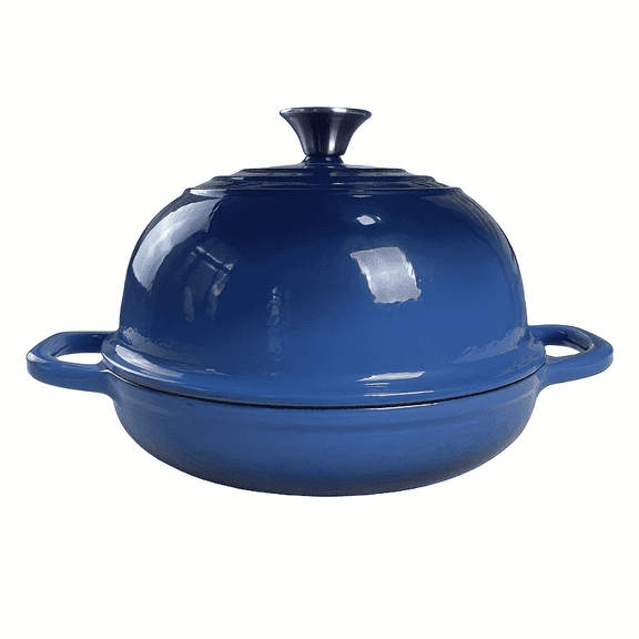 Enameled Cast Iron Bread Oven, 5 Qt Dutch Oven for Sourdough Bread Baking, Round Bread Oven for Bread Baking, Non-Stick Enameled Cast Iron Dutch Oven Pot with Lid