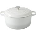 Enameled Cast Iron Dutch Oven With Lid, Round Dutch Ovens Pot Dule ...