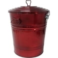 thumbnail image 1 of Enameled Galvanized Steel Storage Container, Red, 1 of 1