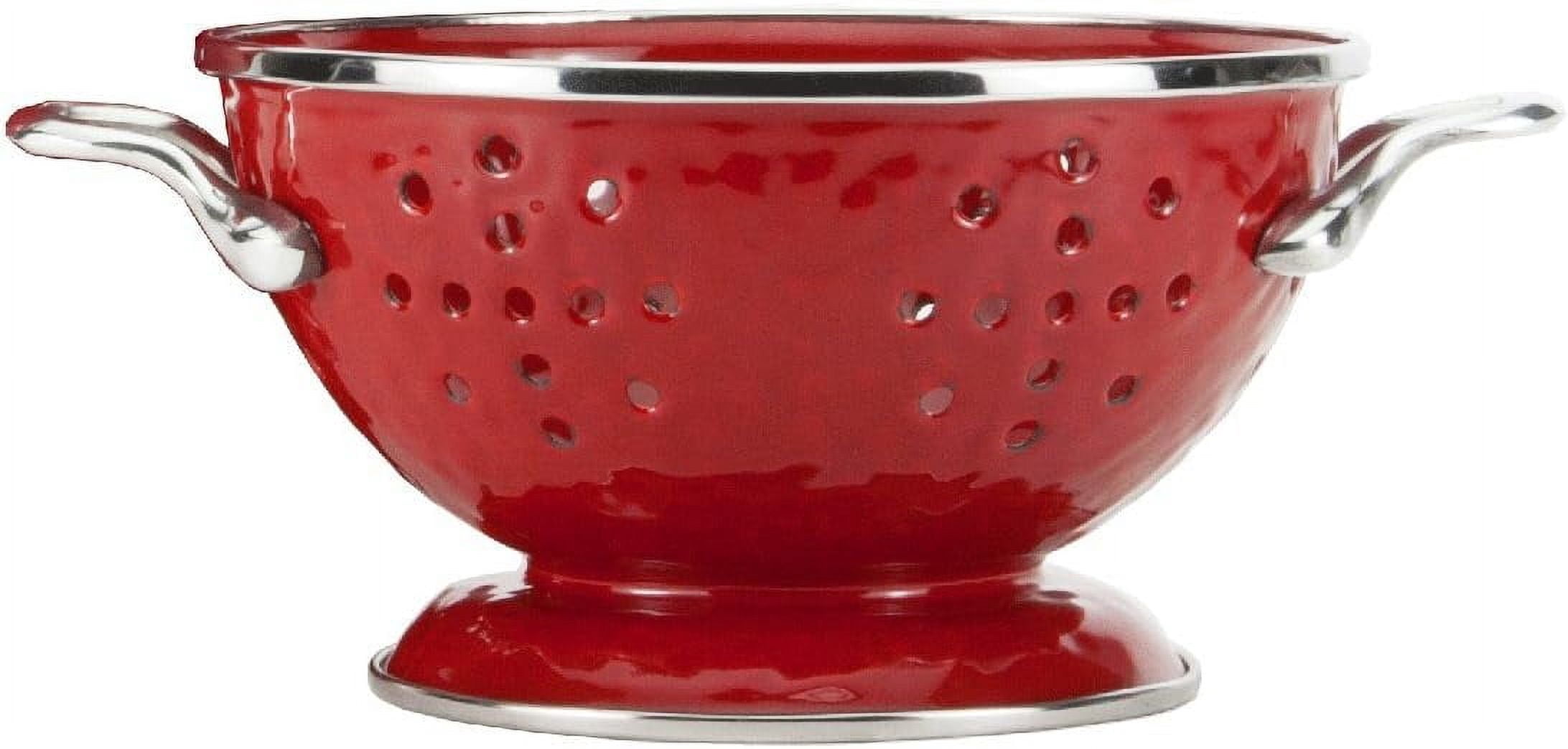 Enamelware Petite Colander 1 quart Cobalt Swirl - Walmart.com