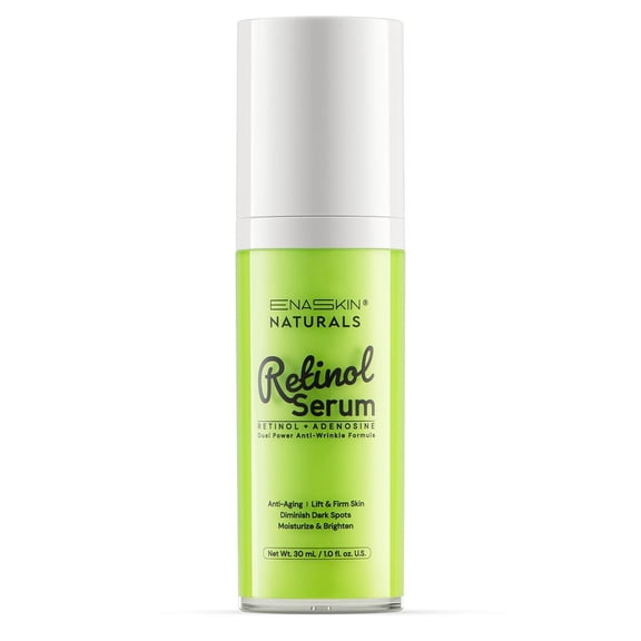 Enaskin Naturals Retinol Serum, Anti-Wrinkle Face Serum with Hyaluronic Acid and Collagen, 1 fl oz