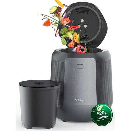 Enboya Smart Electric Composter, 4.2L Odorless Quiet Indoor Compost Bin for Food Waste Recycling