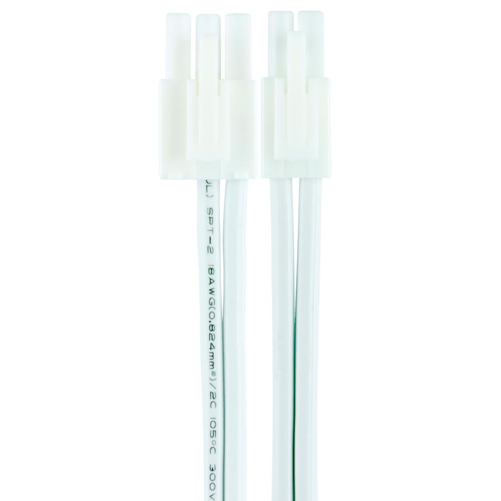 Enbrighten 120in White Under Cabinet Light Fixture Linking Cord
