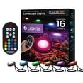 thumbnail image 1 of Enbrighten 40ft LED Color-Changing Landscape Lights, 6 pucks, 1 of 10