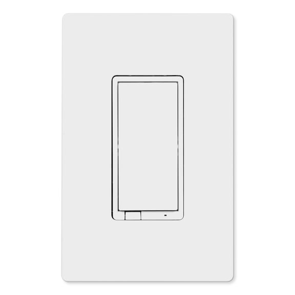 Enbrighten 58446 Z-Wave Plus v2 In-Wall Smart Fan Control, Paddle, 700 Series