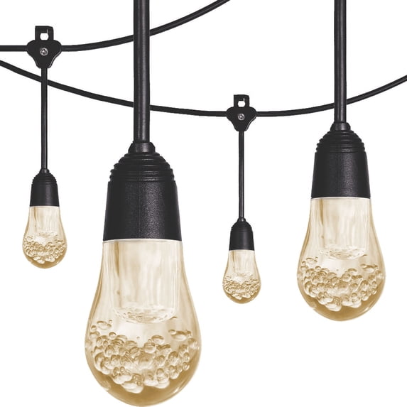 Enbrighten Acrylic Café String LED Lights, USB, 12ft. – 50436