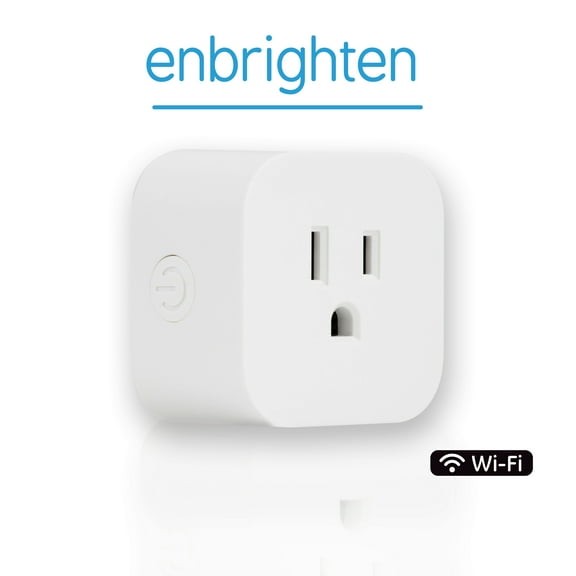 Enbrighten Mini Plug-In Wi-Fi Smart Switch, 51511, White