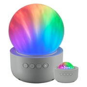 Enbrighten Tabletop Lamp, Motion Projection Inner Glow Orb, Dimmable, Color Changing