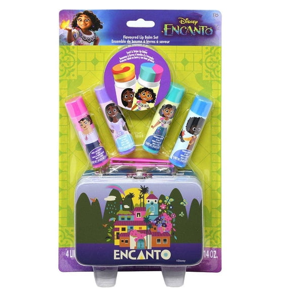 Encanto 4pk Lip Balm with Tin on card