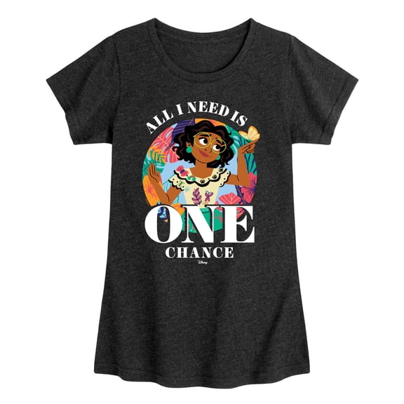 Encanto - All I Need Is One Chance - Toddler & Youth Girls Short Sleeve Graphic T-Shirt