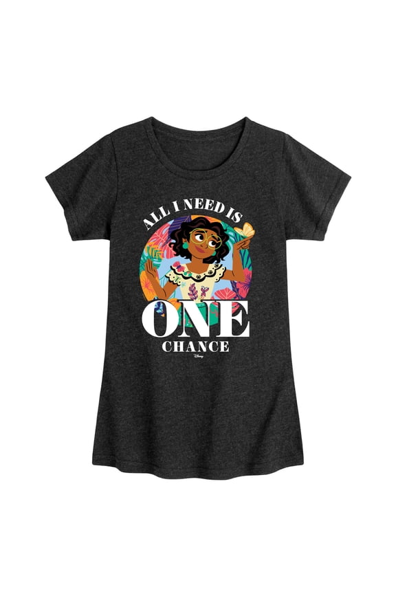 - All I Need Is One Chance - Toddler & Youth Girls Short Sleeve Graphic T-Shirt
