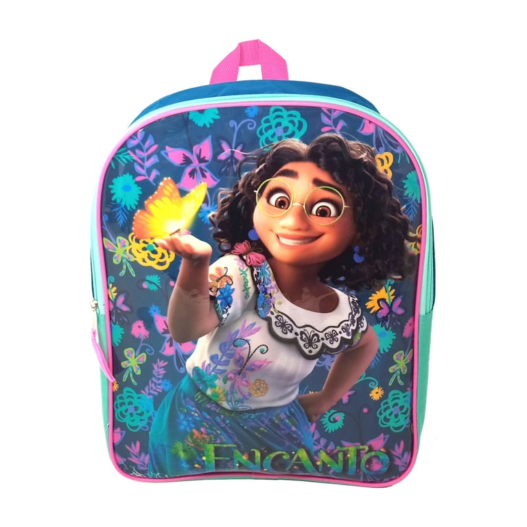 Encanto Backpack 15 inch Mirabel Madrigal Disney Girls Butterflies, Boy's, Size: One size, Blue