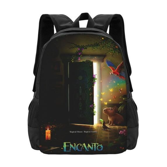Encanto Backpack, Anime Travel Laptop Backpack, Casual Daypack For College School, Back To School Gift For Men & Women,Unisex Computer Bag Fits 15 Inch Notebook