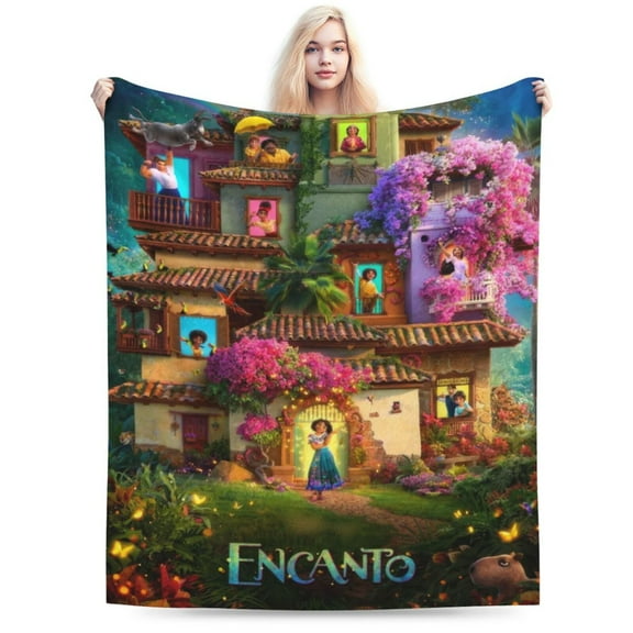 Encanto Blanket, Anime Throw Blanket For Couch Sofa Bed, Soft Cozy Lightweight Warm Flannel Blanket, Home Decor, Anime Gifts For Boys Girls Kids Teens