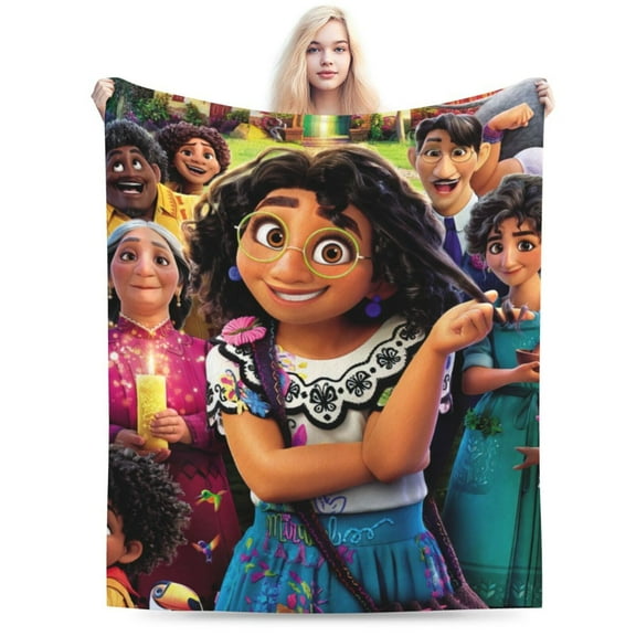 Encanto Blanket, Anime Throw Blanket For Couch Sofa Bed, Soft Cozy Lightweight Warm Flannel Blanket, Home Decor, Anime Gifts For Boys Girls Kids Teens