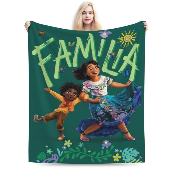 Encanto Blanket, Anime Throw Blanket For Couch Sofa Bed, Soft Cozy Lightweight Warm Flannel Blanket, Home Decor, Anime Gifts For Boys Girls Kids Teens