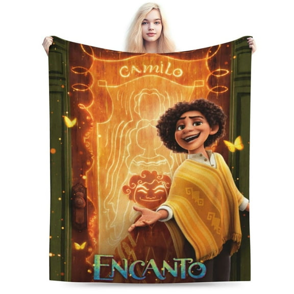 Encanto Blanket, Anime Throw Blanket For Couch Sofa Bed, Soft Cozy Lightweight Warm Flannel Blanket, Home Decor, Anime Gifts For Boys Girls Kids Teens