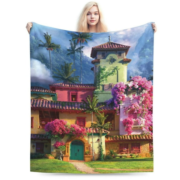 Encanto Blanket, Anime Throw Blanket For Couch Sofa Bed, Soft Cozy Lightweight Warm Flannel Blanket, Home Decor, Anime Gifts For Boys Girls Kids Teens