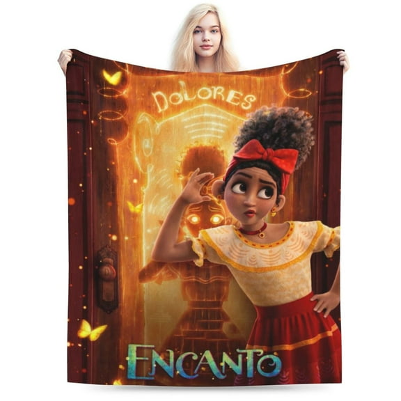 Encanto Blanket, Anime Throw Blanket For Couch Sofa Bed, Soft Cozy Lightweight Warm Flannel Blanket, Home Decor, Anime Gifts For Boys Girls Kids Teens