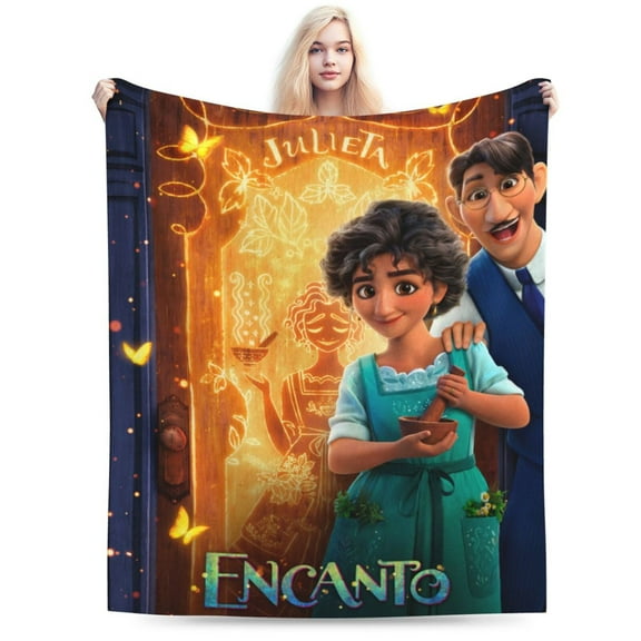 Encanto Blanket, Anime Throw Blanket For Couch Sofa Bed, Soft Cozy Lightweight Warm Flannel Blanket, Home Decor, Anime Gifts For Boys Girls Kids Teens