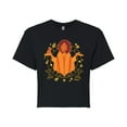 thumbnail image 1 of Encanto - Bruno Circle - Juniors Cropped Cotton Blend T-Shirt, 1 of 5
