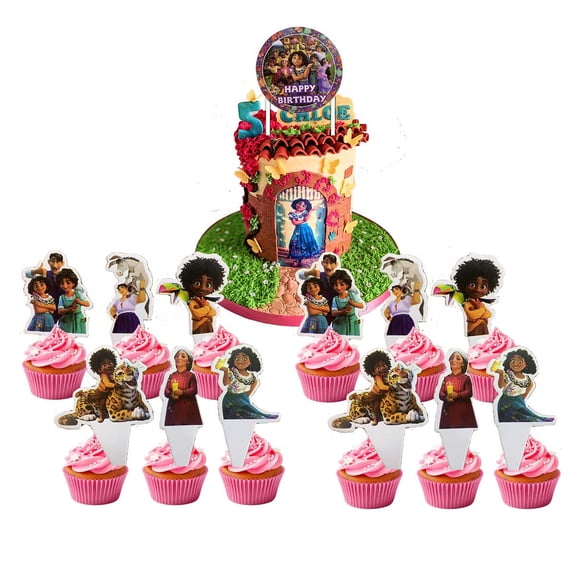 Encanto Cake Topper CupcakeS Set Birthday Party Supplies Decoration Decor Kit