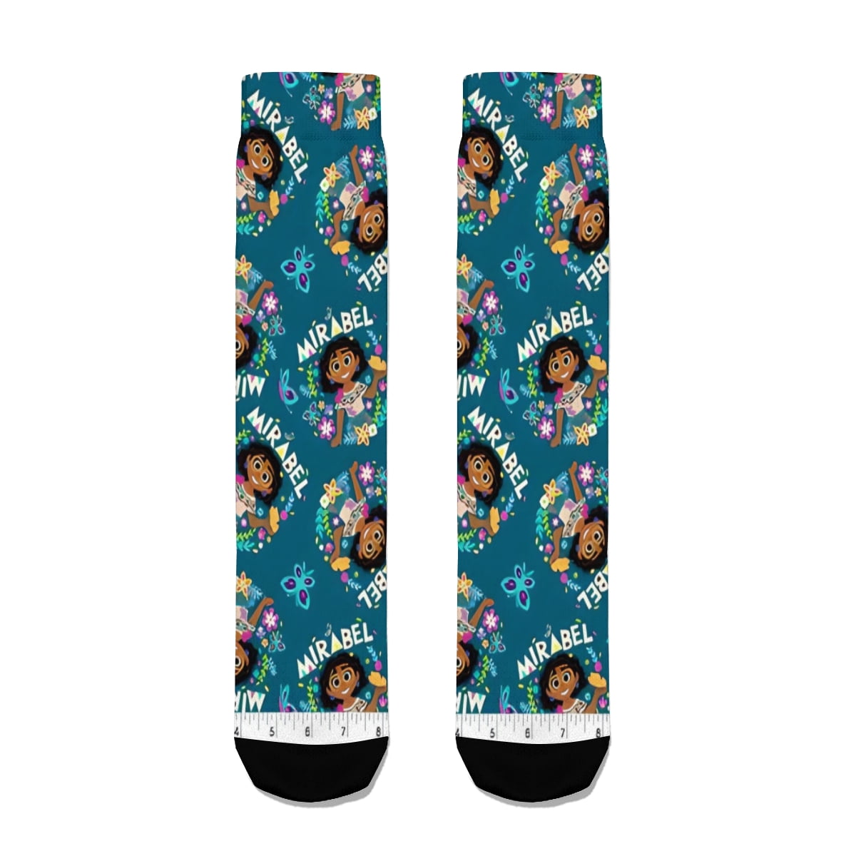 Encanto Cartoon Men's and Women's Straight Socks Fun Fashion Sports Knit Socks 40CM