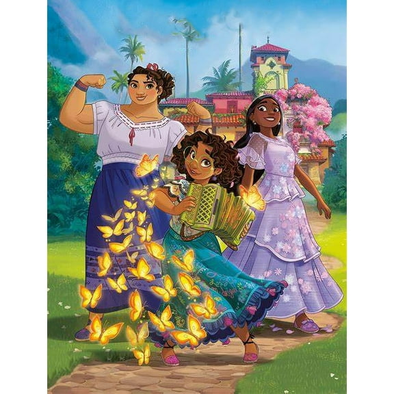 Encanto Diamond Painting Kits for Adults Beginners Round Full Drill 5D DIY Diamond Art Kits Diamond Painting Kits Picture Art for Home Wall Decor 12x16 inch