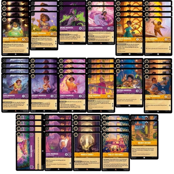 Encanto - Disney Lorcana Deck - Custom Built - 60 Card!!!