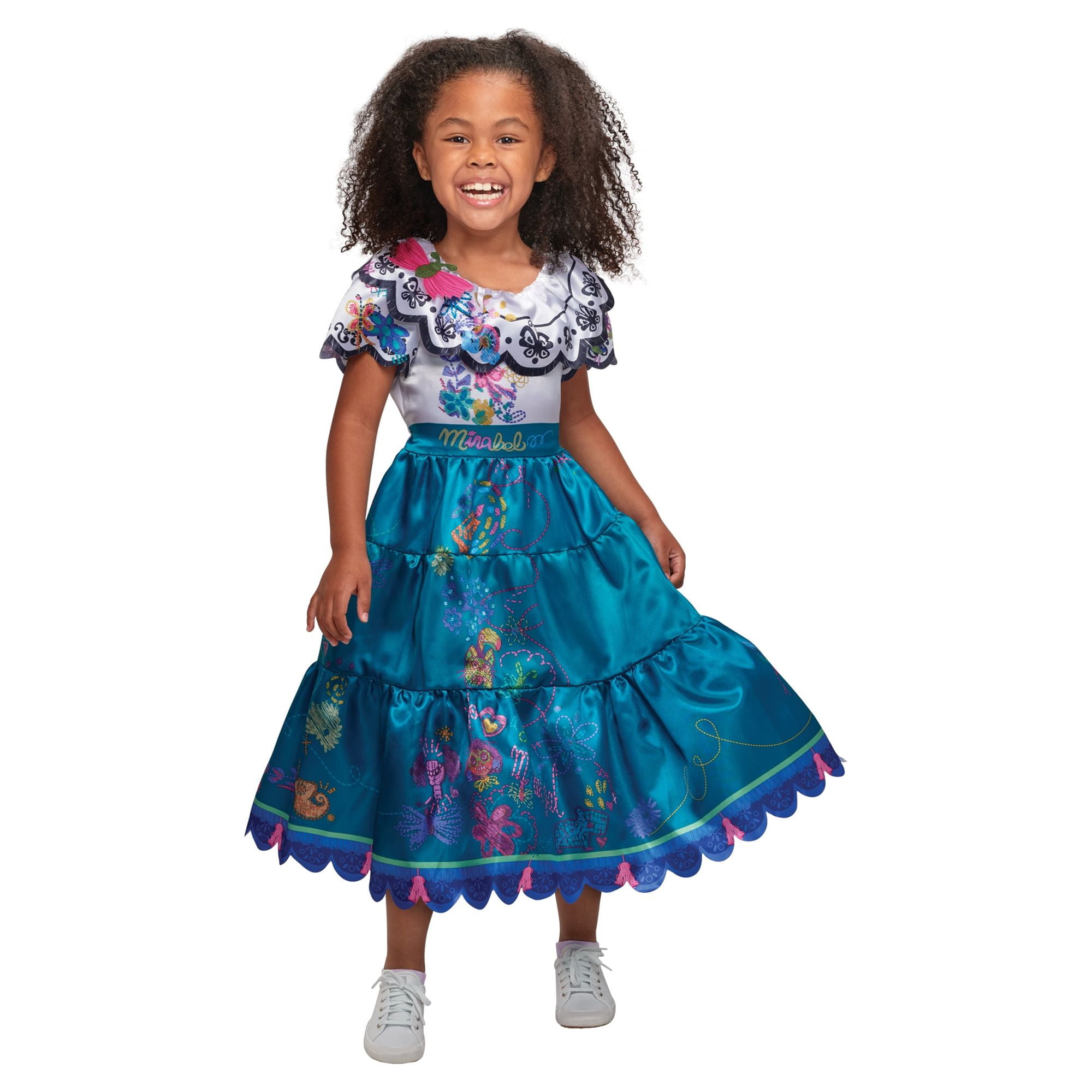 Encanto Disney Mirabel Girl's Fancy Dress Costume for Children 4 to 6 