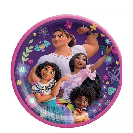 Encanto Disney Movie Madrigal Kids Birthday Party 9" Paper Dinner Plates GROUP