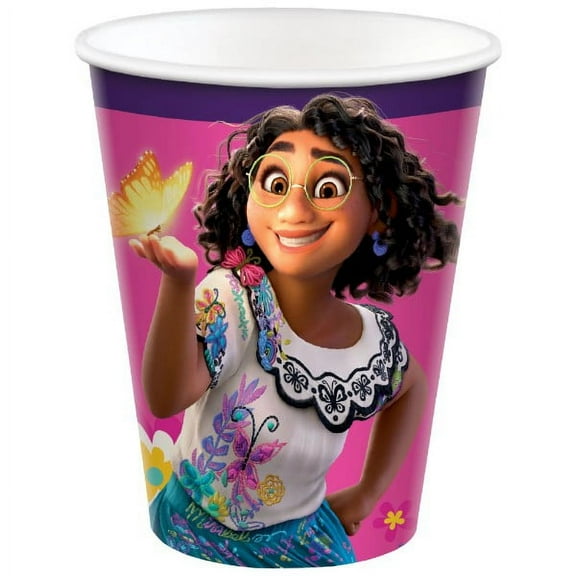 Encanto Disney Movie Madrigal Kids Birthday Party 9 oz. Paper Cups
