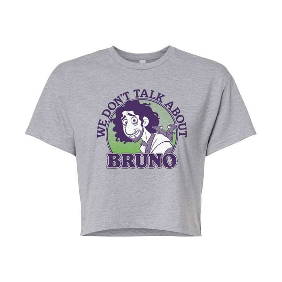 Encanto - Dont Talk About Bruno - Juniors Cropped Cotton Blend T-Shirt