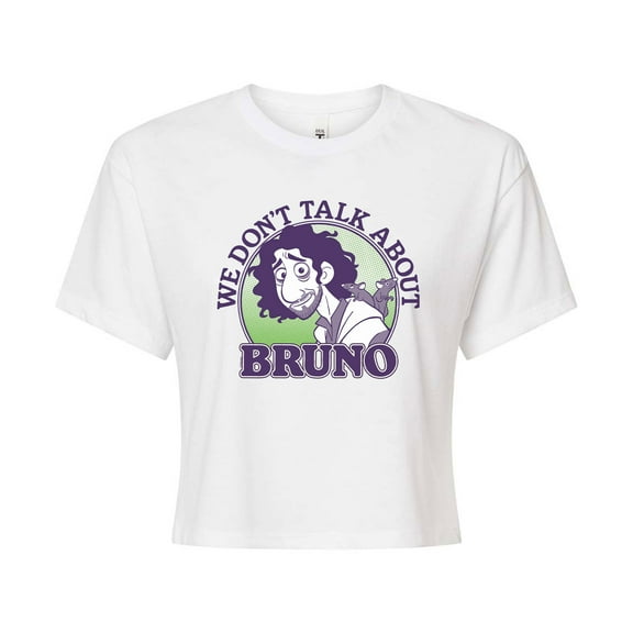 Encanto - Dont Talk About Bruno - Juniors Cropped Cotton Blend T-Shirt