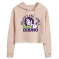 thumbnail image 1 of Encanto - Dont Talk About Bruno - Juniors Cropped Pullover Hoodie, 1 of 5